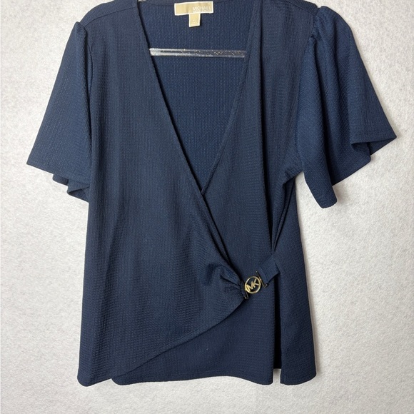 Michael Michael Kors Navy Blue Top Size XL - Picture 2 of 4
